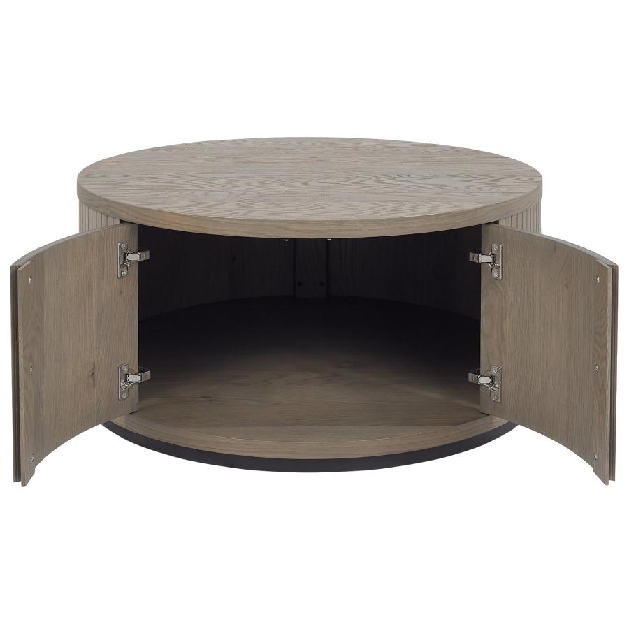 Montreux Grey Oak Round Coffee Table